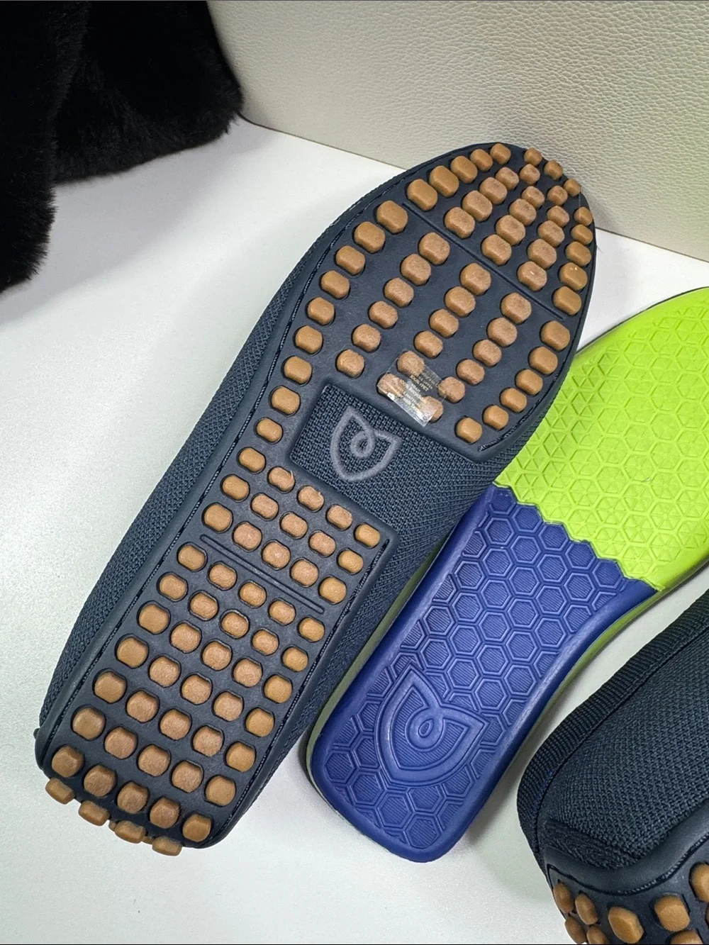 Rothy’s men Daily Driver size 7.5 blue